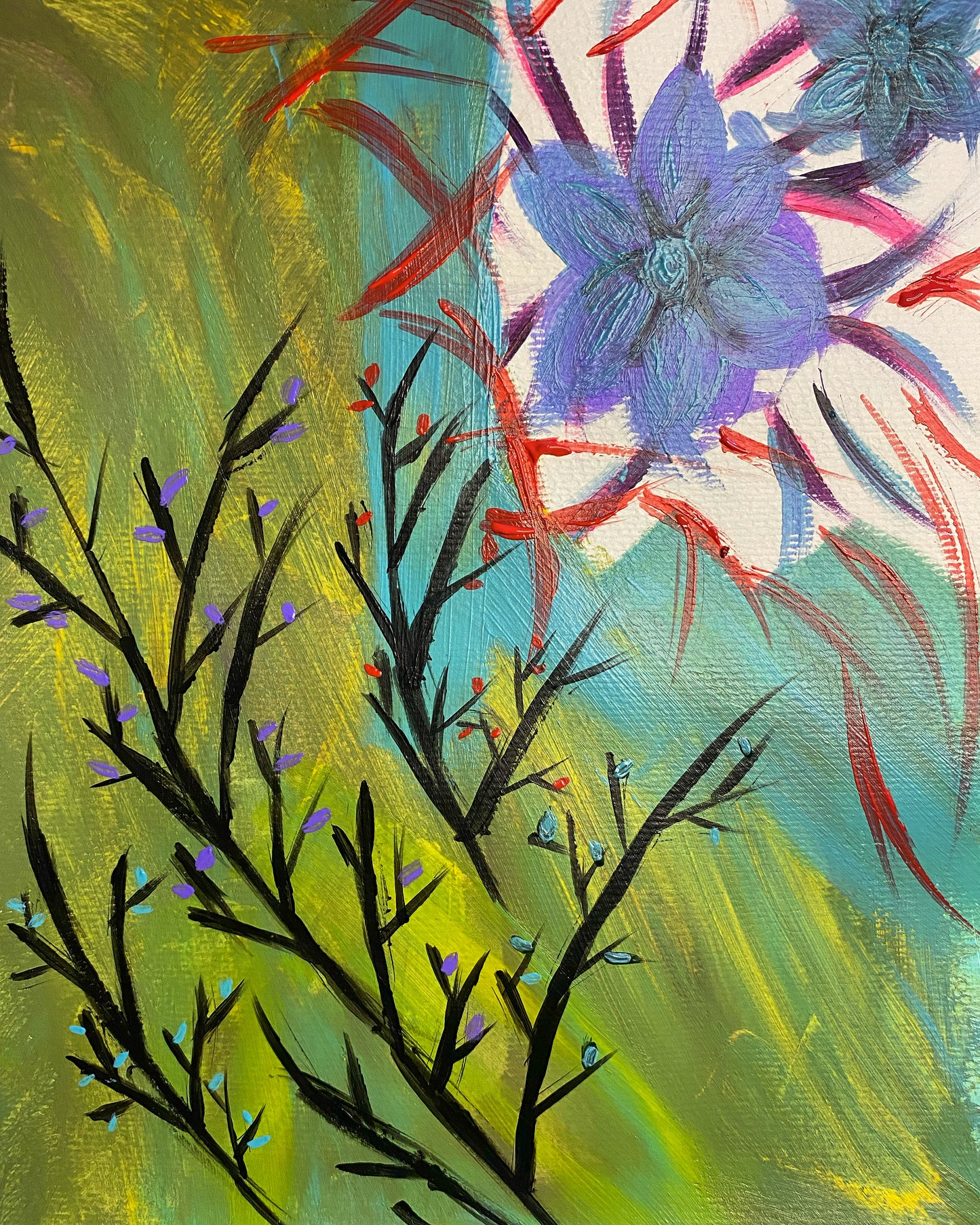 Original “Floral” Acrylic Painting